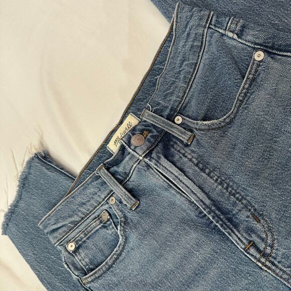 Madewell Women's The Perfect Vintage Wash Jean Fringe Hem Size 25 - Picture 4 of 8